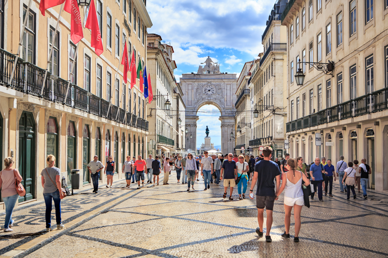 Rua Augusta em Portugual
